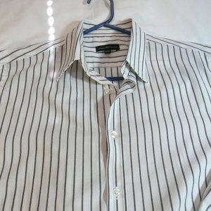 Mens Button Down Dress Shirt Urban Behaviour M